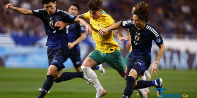Saling Cetak Gol Bunuh Diri, Jepang dan Australia Berakhir Imbang 1-1