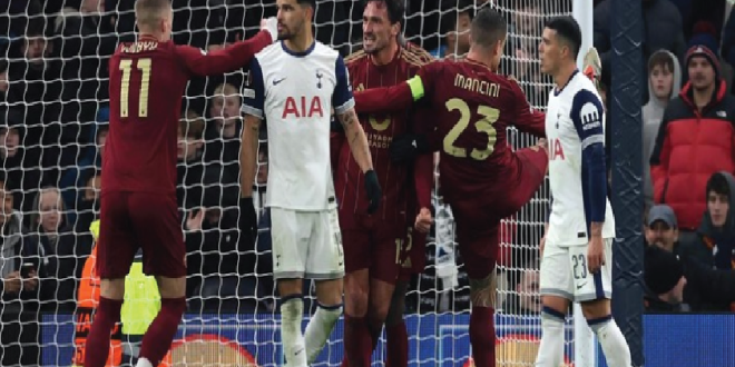 Liga Europa: Tottenham vs Roma Berakhir Sengit, Duel Imbang 2-2
