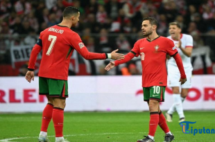 Portugal vs Poland: Ronaldo Cetak 2 Gol, A Selecao Pesta 5-1