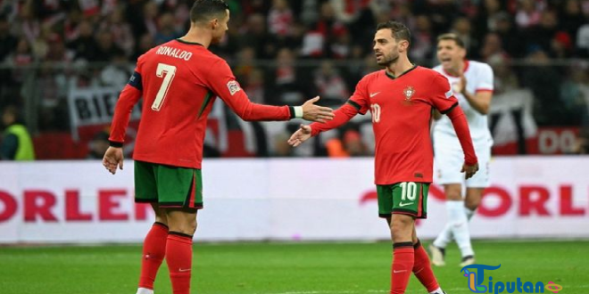 Portugal vs Poland: Ronaldo Cetak 2 Gol, A Selecao Pesta 5-1