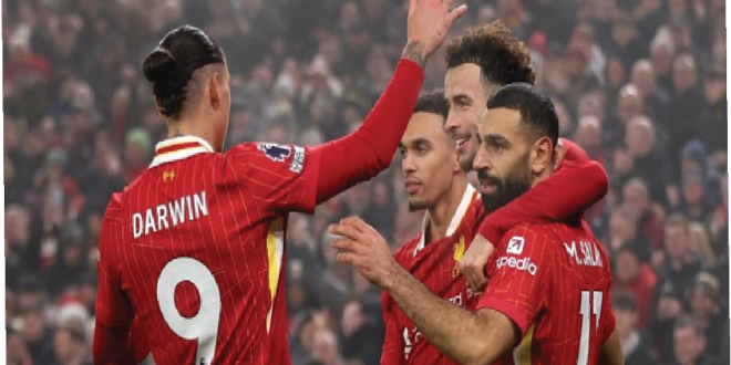 Liverpool 3-1 Leicester City: Mo Salah Mencetak Gol, The Reds Raih Kemenangan