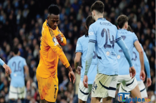 15 UCL Nih Bos! Vinicius Balas Ejekan Fans Man City dengan Gaya Tengil