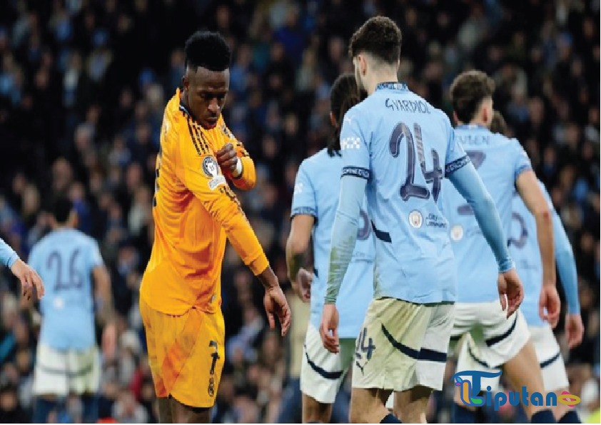 15 UCL Nih Bos! Vinicius Balas Ejekan Fans Man City dengan Gaya Tengil