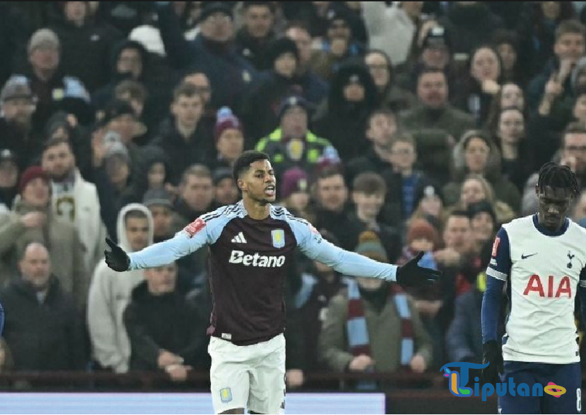 Aston Villa 2-1 Tottenham: Rashford Cetak Gol Debut, Spurs Tersingkir