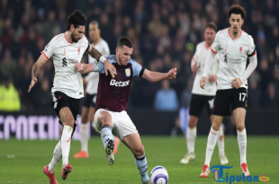 Aston Villa vs Liverpool Berakhir dengan Skor Imbang 2-2