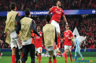 Benfica vs AS Monaco 3-3, Si Elang Melaju ke Babak 16 Besar Liga Champions