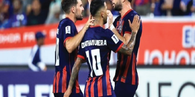 Jordi Amat dan Rekan-rekan Hancurkan Pohang, JDT Lolos ke 16 Besar Liga Champions Asia