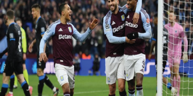 Aston Villa vs Club Brugge: Menang 3-0, The Villans Lolos ke Perempatfinal Liga Champions