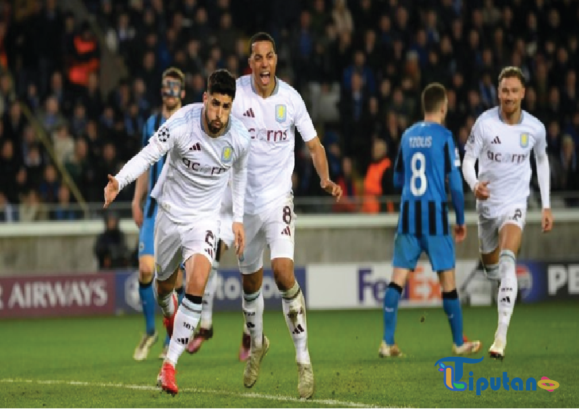 Club Brugge vs Aston Villa: Rashford dkk Raih Kemenangan 3-1