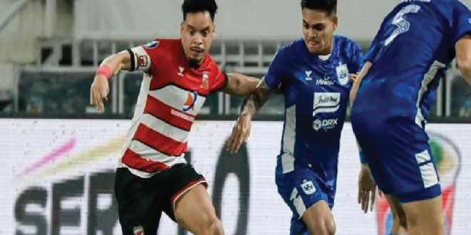 Hasil Liga 1: Madura United dengan 10 Pemain Taklukkan PSIS 2-1