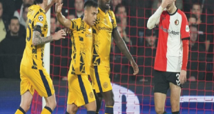 Inter Lolos dari Kejutan Feyenoord