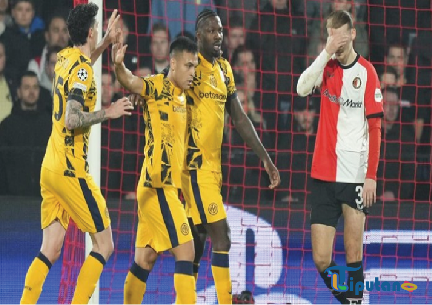 Inter Lolos dari Kejutan Feyenoord