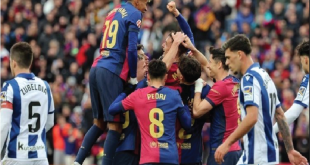 Klasemen Liga Spanyol: Barcelona Kembali ke Puncak Setelah Hancurkan Sociedad
