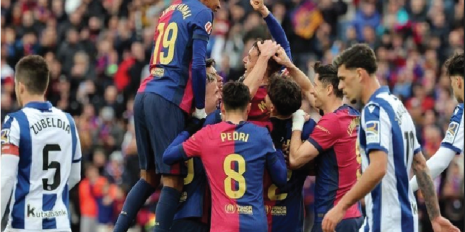 Klasemen Liga Spanyol: Barcelona Kembali ke Puncak Setelah Hancurkan Sociedad