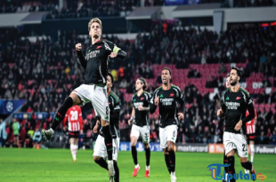 PSV vs Arsenal: The Gunners Pesta Gol 7-1