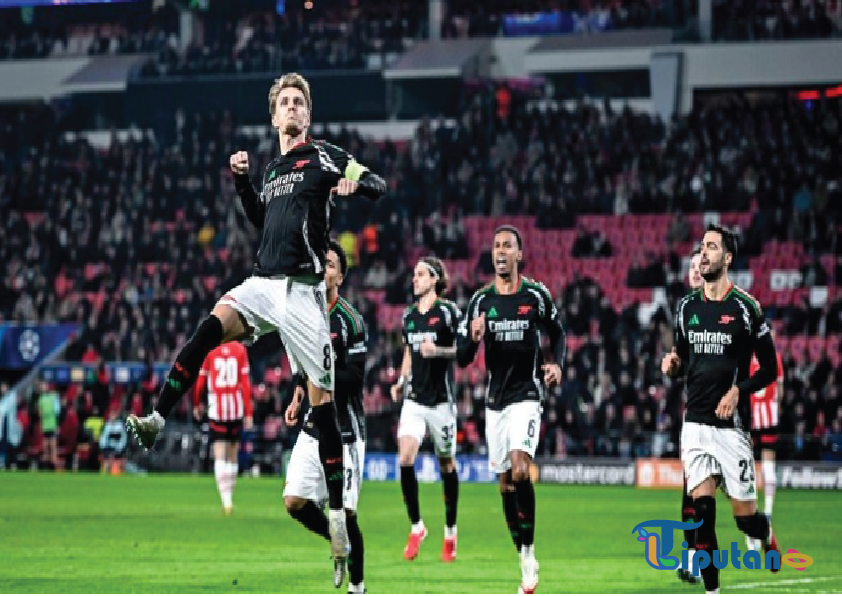 PSV vs Arsenal: The Gunners Pesta Gol 7-1