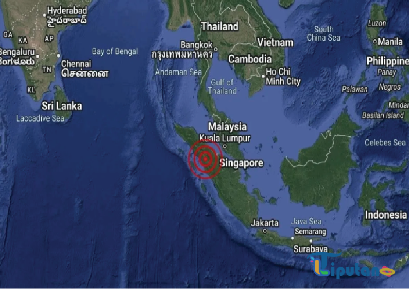 Warga Pesisir Barat Semenanjung Malaysia Juga Merasakan Gempa di Sumut