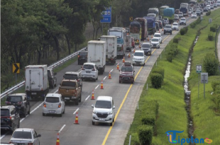 Waspada Risiko Tabrakan Saat Contraflow di Jalan Tol Saat Mudik Lebaran