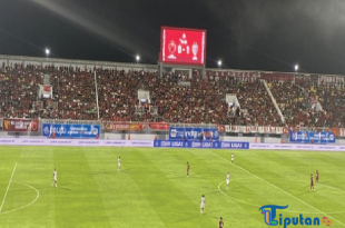 6.182 Penonton Menyaksikan PSM Takluk dari Bali United di Stadion BJ Habibie