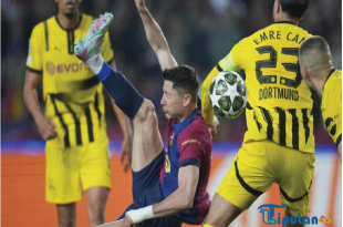 Barcelona vs Dortmund: Barca Pesta Gol, Menang Telak 4-0