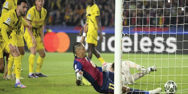 Hasil Liga Champions: Raphinha Cetak Gol, Barcelona Pesta Gol ke Gawang Dortmund