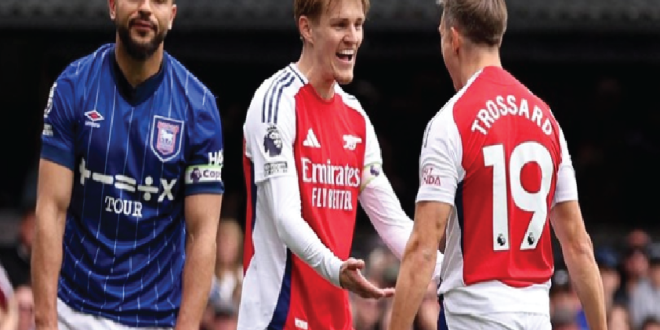 Ipswich vs Arsenal: Trossard Senang The Gunners Masih Tajam