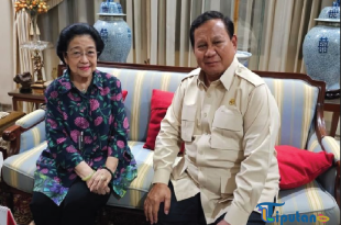 Prabowo dan Megawati Bahas Masa Depan Indonesia dalam Pertemuan Selama 1,5 Jam