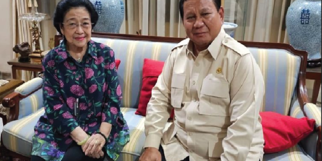 Prabowo dan Megawati Bahas Masa Depan Indonesia dalam Pertemuan Selama 1,5 Jam