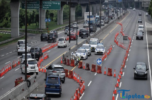 Contraflow Diberlakukan di Km 44–46 Tol Jagorawi Arah Puncak Pagi Ini