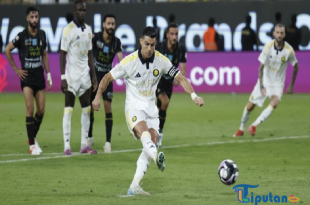 Ekspresi Ronaldo Setelah Mencetak Gol Terakhirnya di Kandang Al Nassr