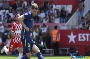 Girona vs Atletico Madrid: Sorloth Cetak Hat-trick, Los Colchoneros Menang Telak 4-0
