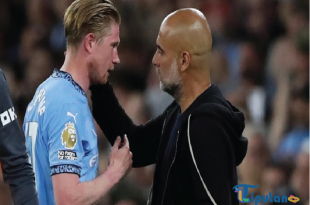 Guardiola Tak Kuasa Menahan Tangis di Malam Perpisahan Kevin De Bruyne