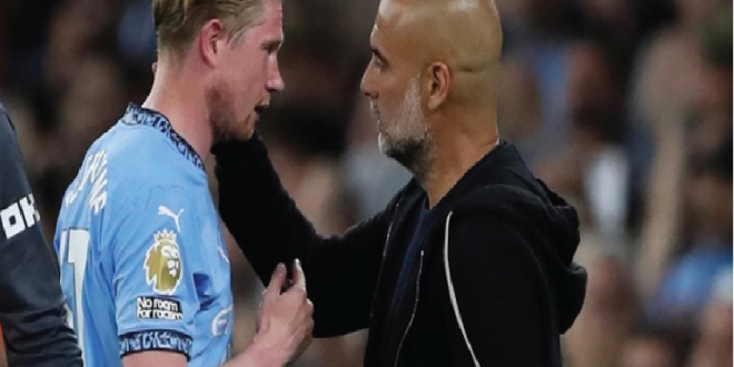 Guardiola Tak Kuasa Menahan Tangis di Malam Perpisahan Kevin De Bruyne