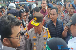 Kapolda Metro Tinjau Langsung Aksi Demo Ojol di Kawasan Patung Kuda