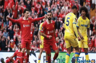 Liverpool vs Crystal Palace: Salah Jadi Penyelamat The Reds yang Bermain dengan 10 Pemain