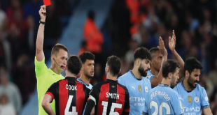 Man City vs Bournemouth: Diwarnai 2 Kartu Merah, The Citizens Menang 3-1