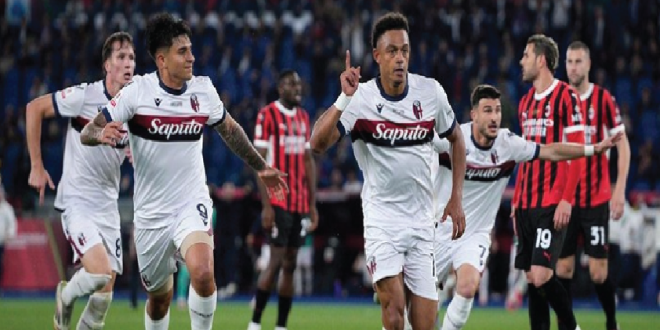 Milan vs Bologna: Gol Ndoye Antar Rossoblu Raih Gelar Juara Coppa Italia
