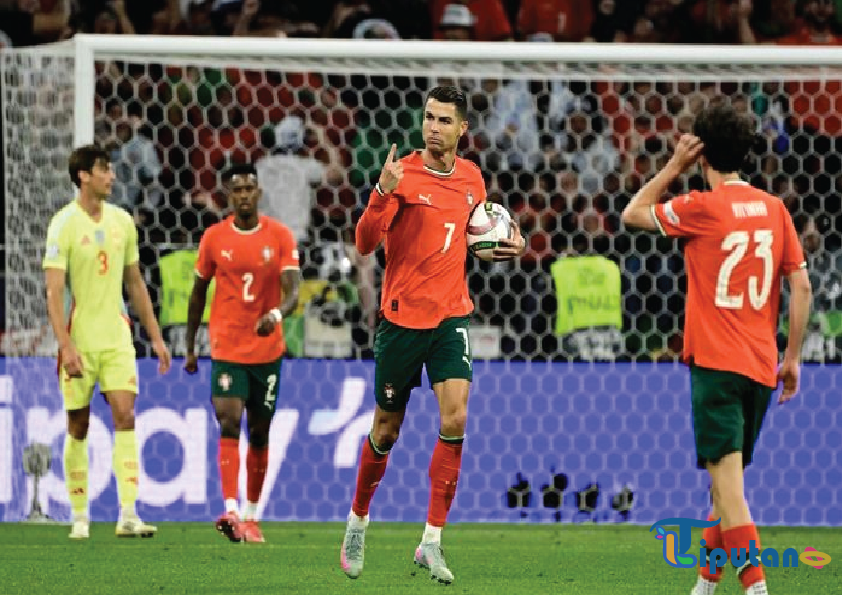 Hasil Final UEFA Nations League – Portugal Tundukkan Spanyol Lewat Adu Penalti, Cristiano Ronaldo Cetak Gol dan Sabet Gelar Internasional Ketiganya