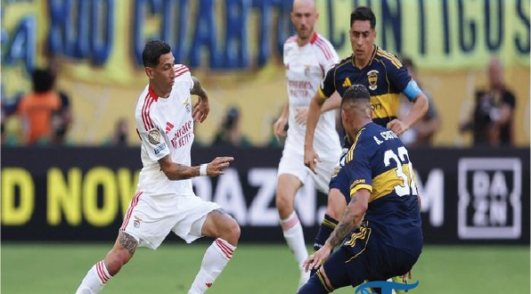 Hasil Piala Dunia Klub 2025: Di Maria Panaskan Laga 'Pulang Kampung', Pimpin Benfica Comeback Tahan Imbang Boca Juniors