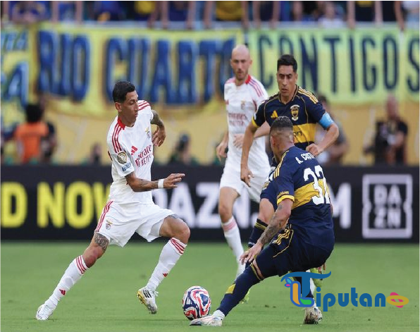 Hasil Piala Dunia Klub 2025: Di Maria Panaskan Laga 'Pulang Kampung', Pimpin Benfica Comeback Tahan Imbang Boca Juniors