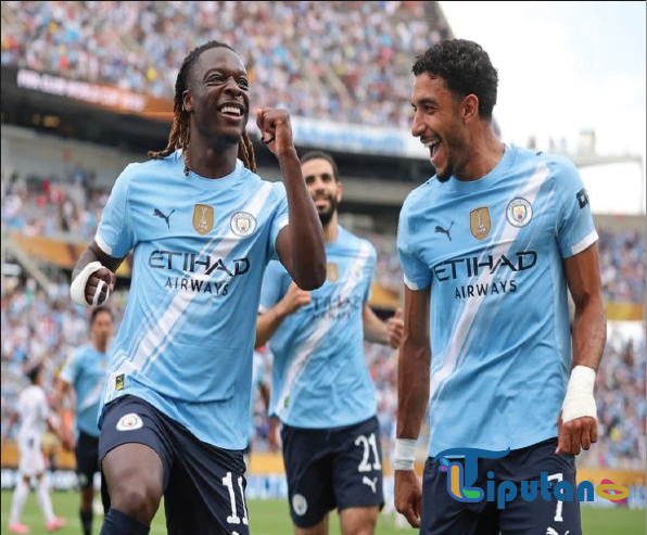 Manchester City Libas Juventus 5-2, Bernardo Silva Bidik Trofi Juara