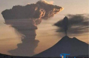 Viral! Dua Gunung Api Aktif di Flores NTT Meletus Hampir Bersamaan