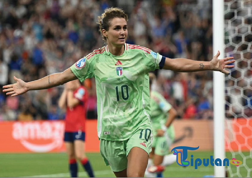Norwegia vs Italia: Gol Menit Akhir Cristiana Girelli Bawa Le Azzurre ke Semifinal Piala Eropa Putri