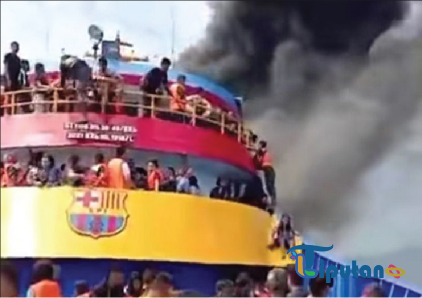 Tragedi KM Barcelona VA: Aksi Heroik Pria Misterius di Tengah Kobaran Api