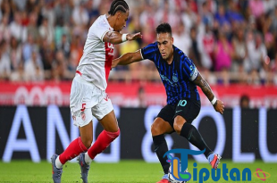 AS Monaco Takluk 1-2 dari Inter Milan yang Bermain dengan 10 Pemain