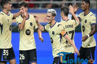 Gavi Banjir Pujian dari Hansi Flick Usai Barcelona Menang Telak 10-0