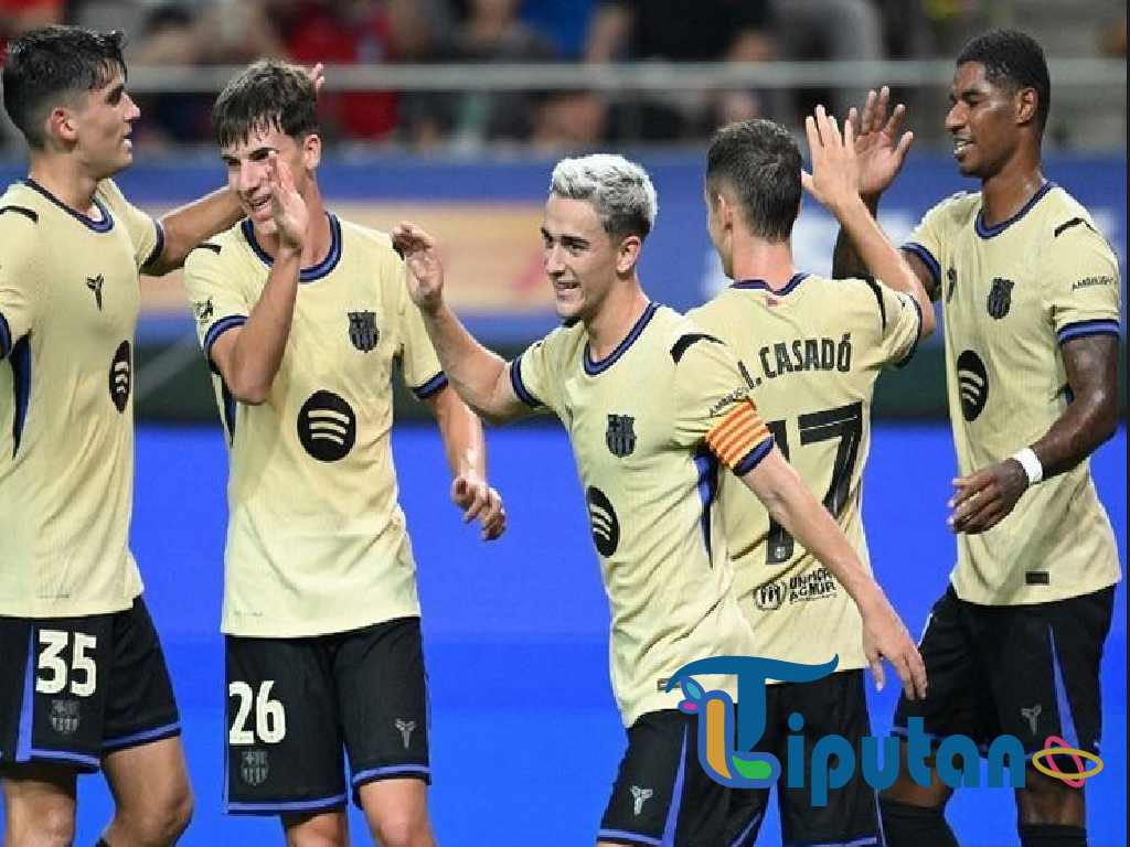 Gavi Banjir Pujian dari Hansi Flick Usai Barcelona Menang Telak 10-0