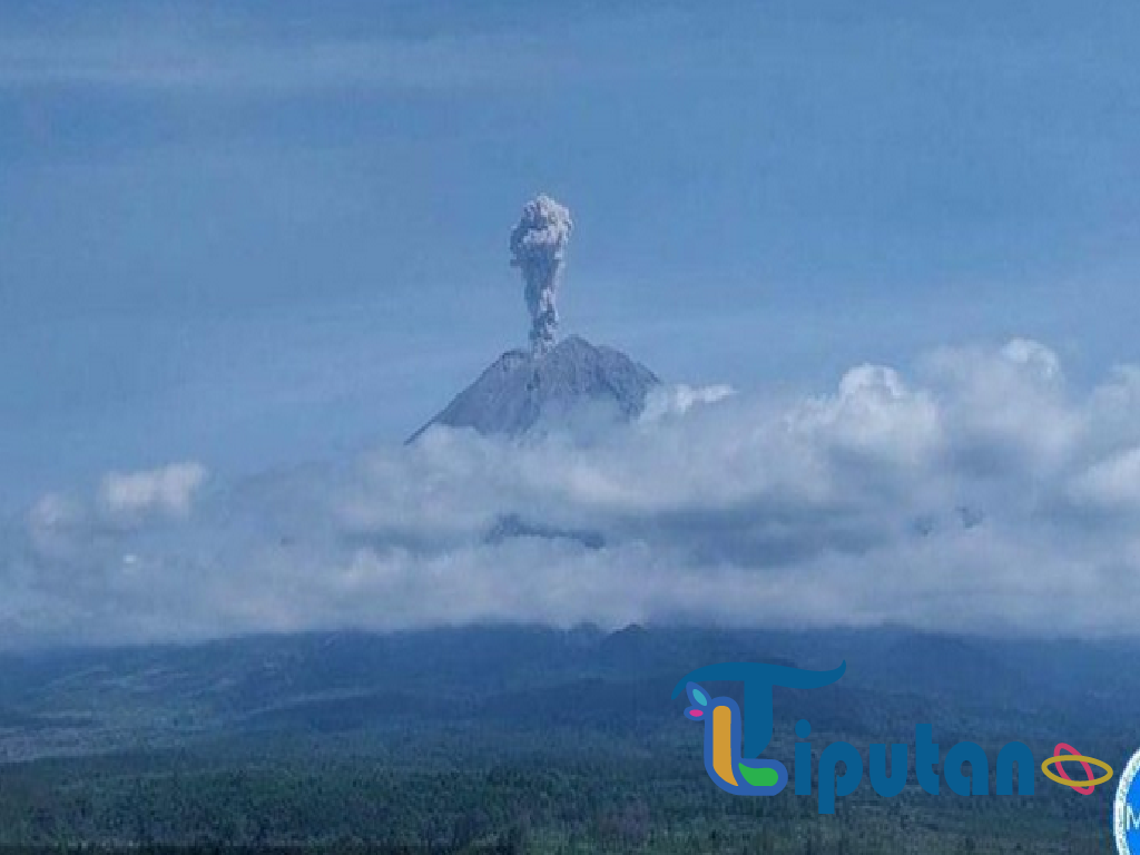 Gunung Semeru Erupsi, Kolom Abu Menjulang Setinggi 1.000 Meter