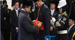 Presiden Prabowo Anugerahkan Bintang Mahaputera Utama kepada Menko AHY