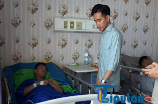 Gibran Kunjungi Korban Demo di RS Polri, Tanyakan Kondisi Usai Terkena Bom Molotov